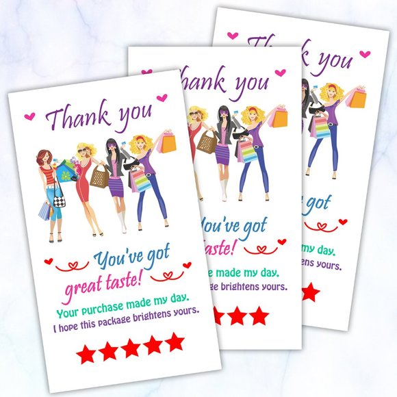 100 Thank You Cards - Picture 3 of 4